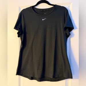 Nike Dri Fit One Short Sleeve Womens T Shirt Size XXL Black, New